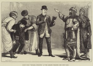 Scene from Michael Strogoff, at the Adelphi Theatre by Francis S. Walker